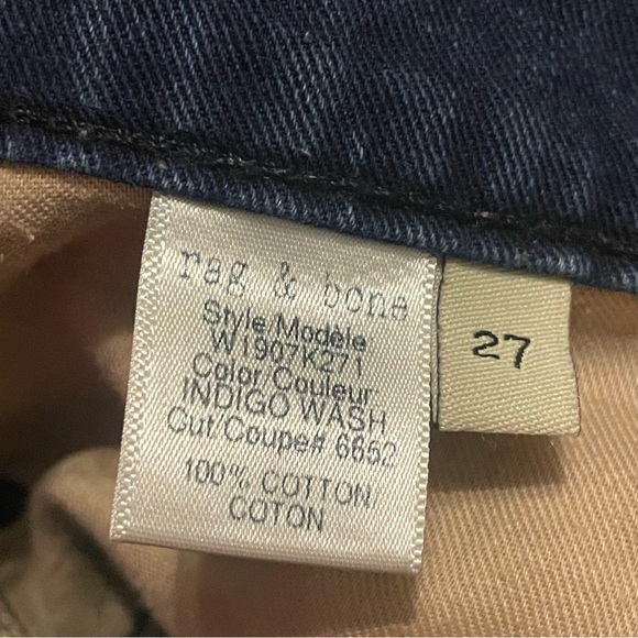 Rag & Bone Indigo shorts size 27 - Picture 4 of 5